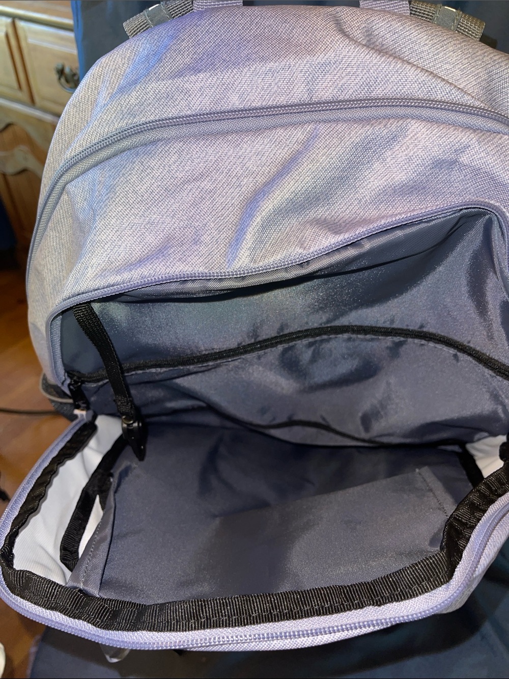 Adidas Excelerator Light Purple & Gray Backpack - Picture 6 of 10